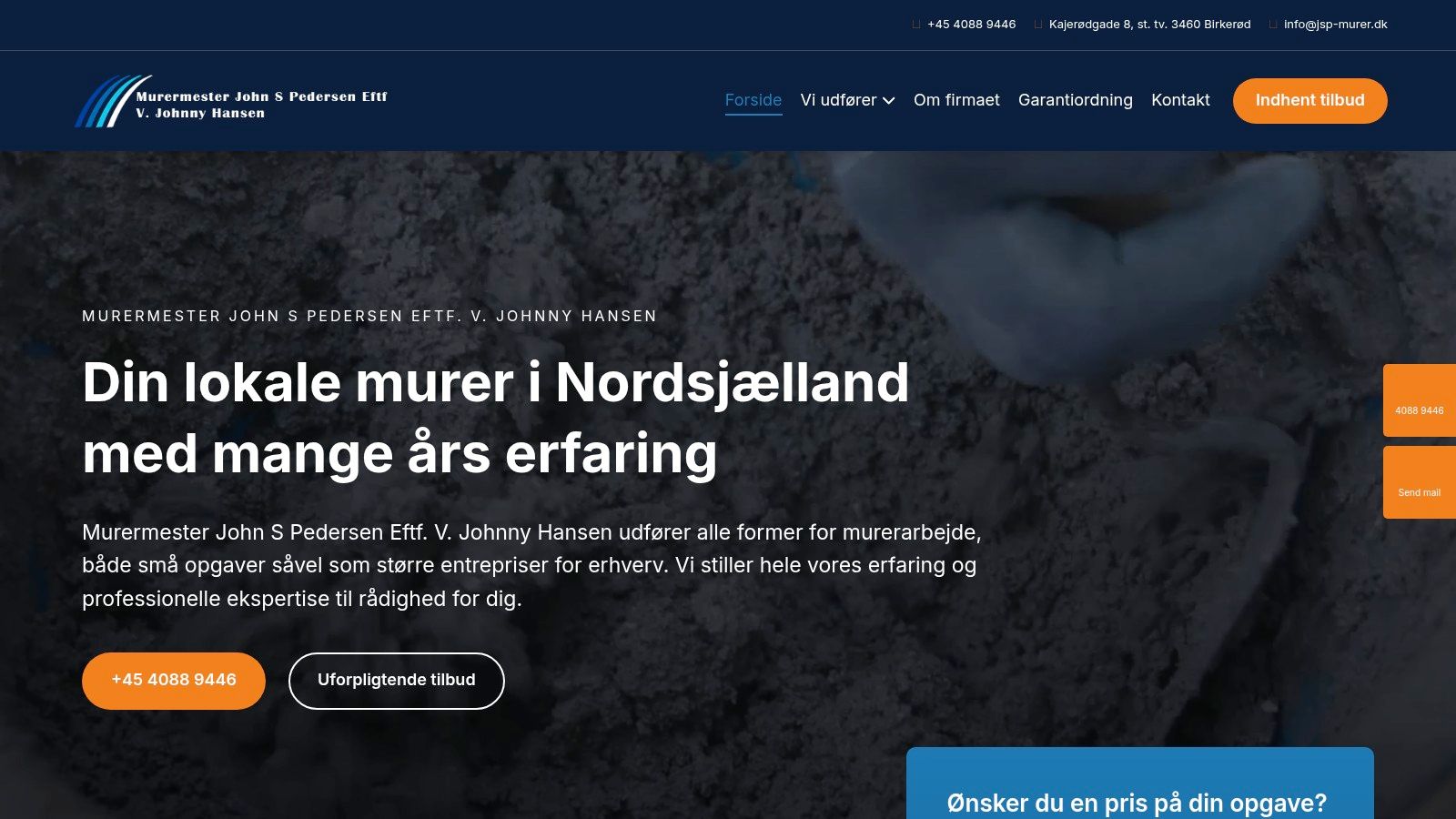 Murermester John S. Pedersen Eftf. v/ Johnny Hansen (Birkerød)