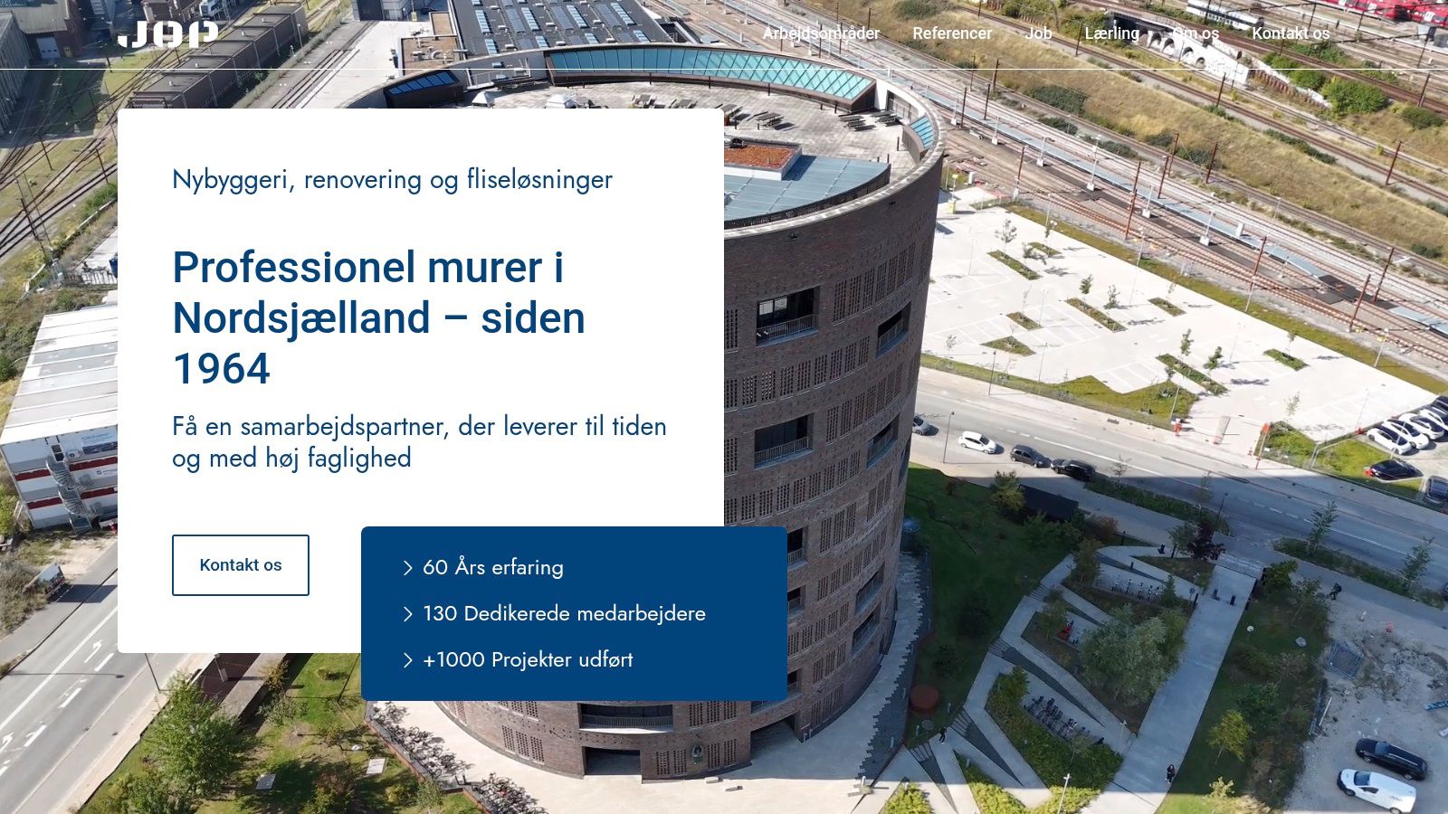 JOP A/S – Murervirksomhed (Nordsjælland)